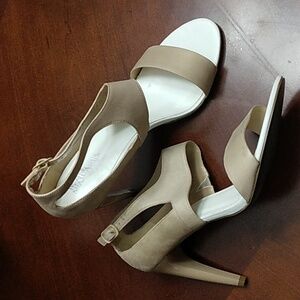 Cole Haan Maria Sharapova Tan Sandal heels 10.5B